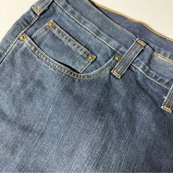 Carhartt Mens Blue Jeans 50x32, Work, Social Western Wear, Dark Wash - Picture 9 of 11